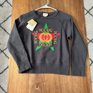 BNWT Gucci kids star logo sweatshirt